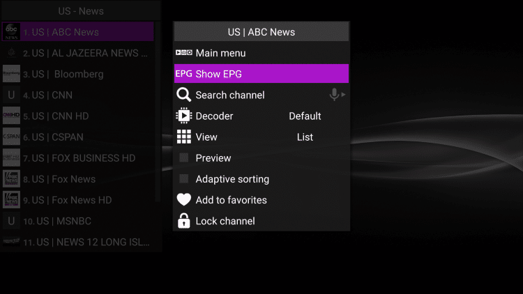 iptv player with epg for mac
